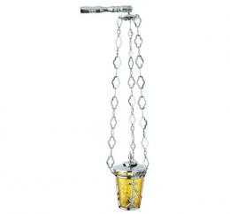 STAINLESS STEEL LANTERN HANGING WITH SUPPORT